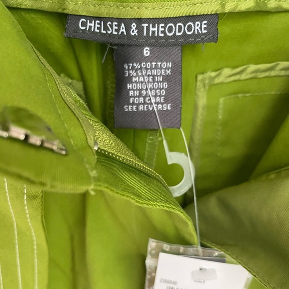 Chelsea & Theodore Belted Shorts, Size 6, NWT - Picture 8 of 10